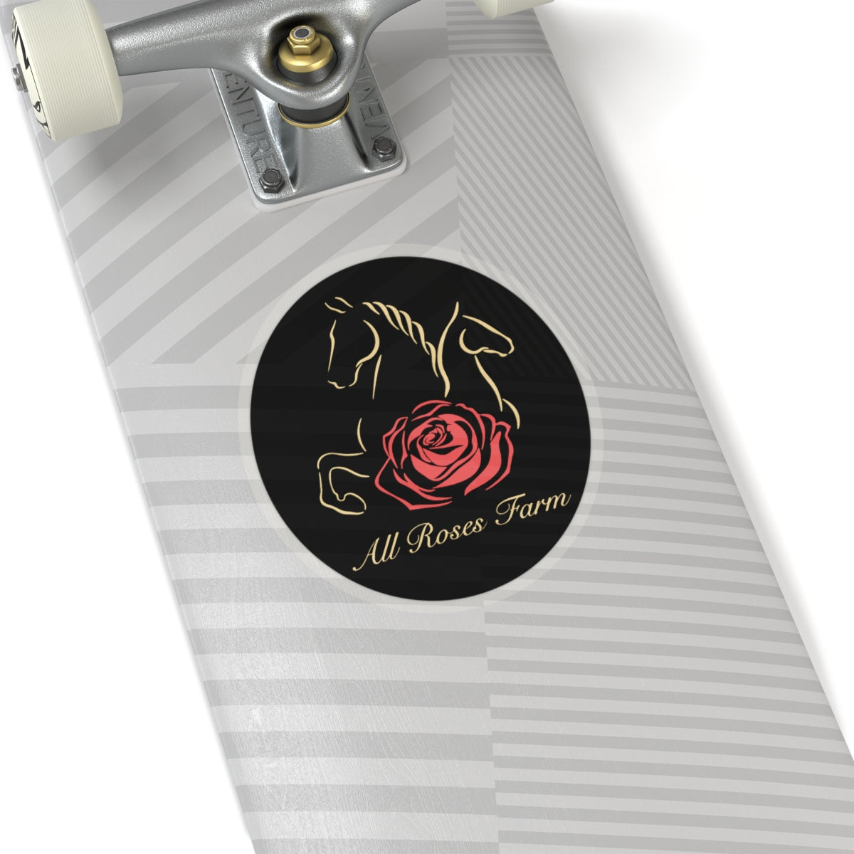 Stickers - 2 sizes, clear or white trim