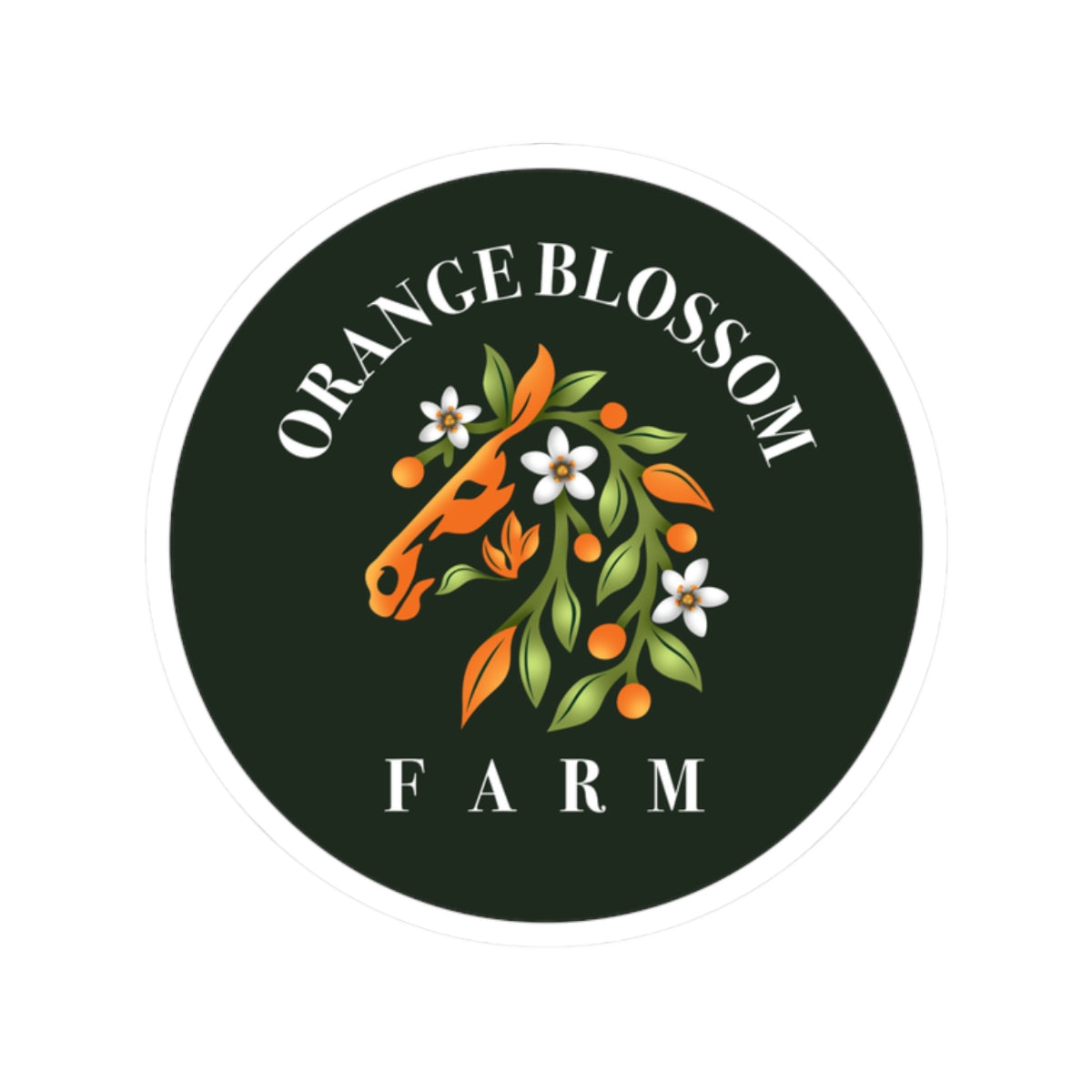 Stickers - 2 sizes, clear or white trim