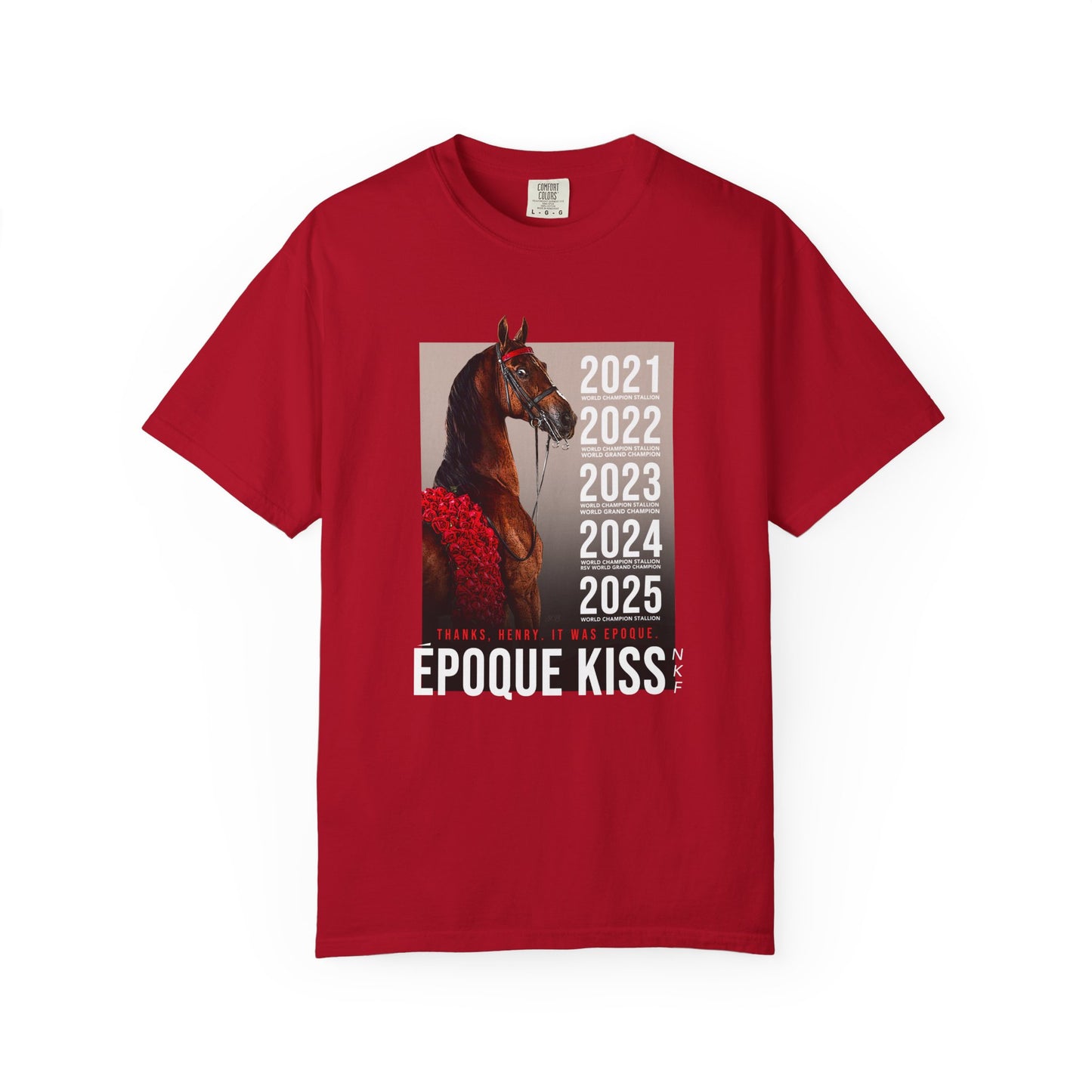 Époque Kiss - Front Design - Comfort Colors Tee