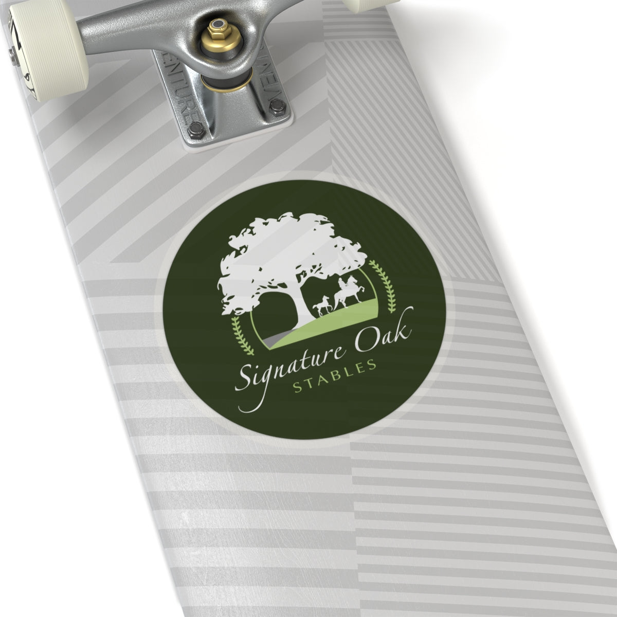 Stickers - 2 sizes, clear or white trim