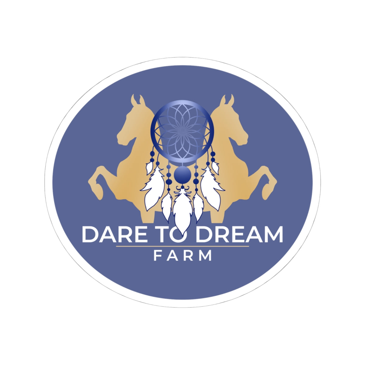 Stickers - 2 sizes, clear or white trim