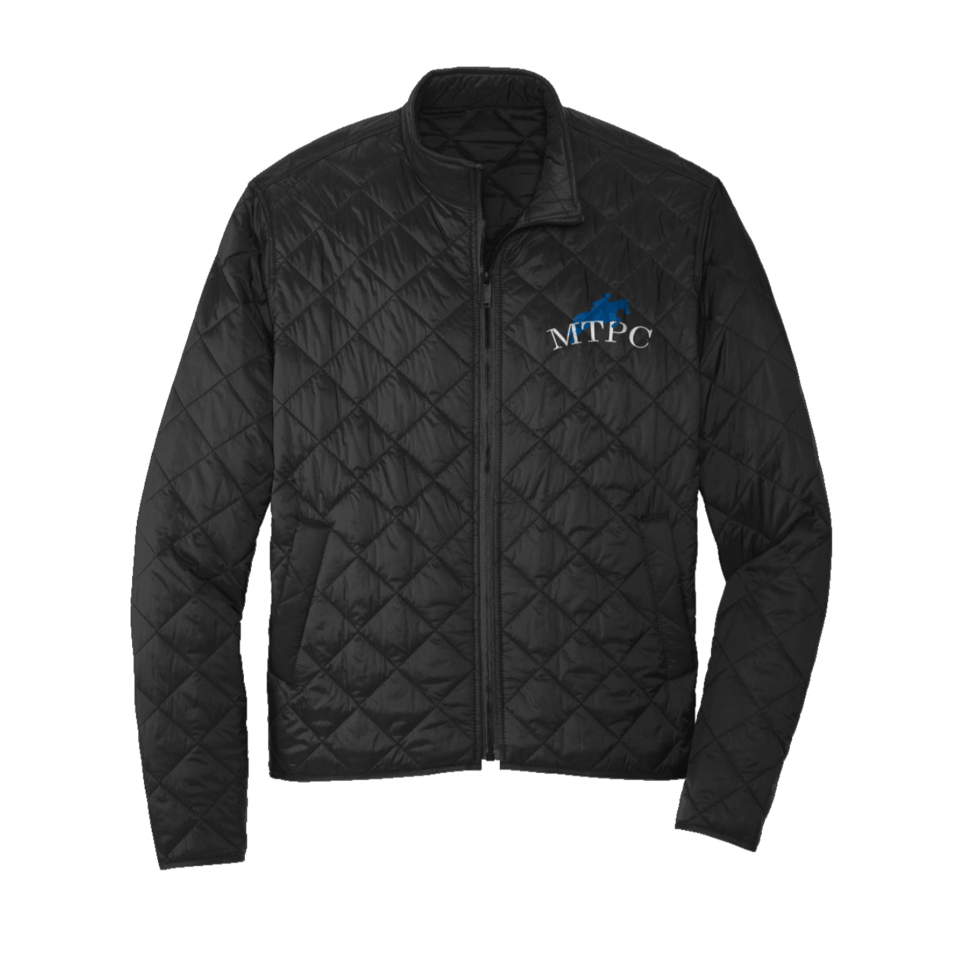 Luxury Quilted Jacket - Embroidered Logo