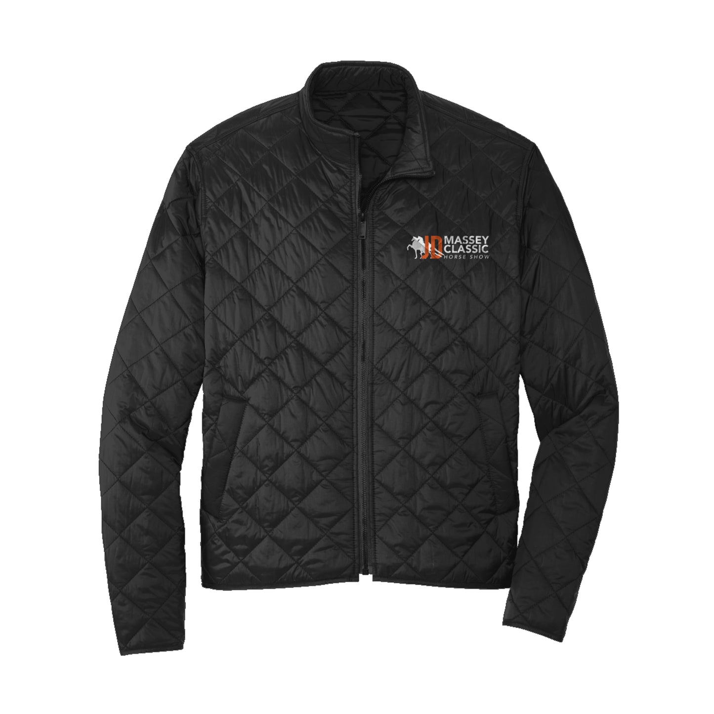 Luxury Quilted Jacket - Embroidered Logo
