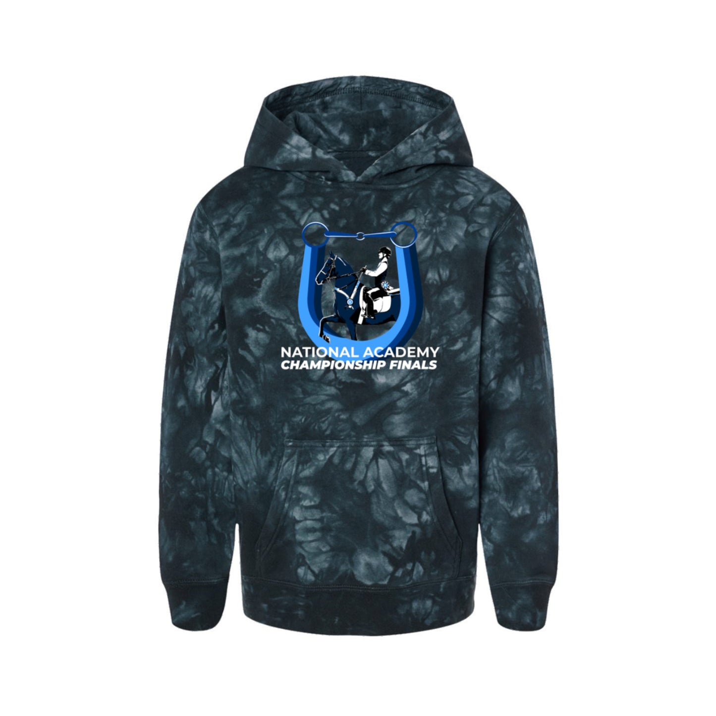NACF Premium Youth Black Tie Dye Hoodie