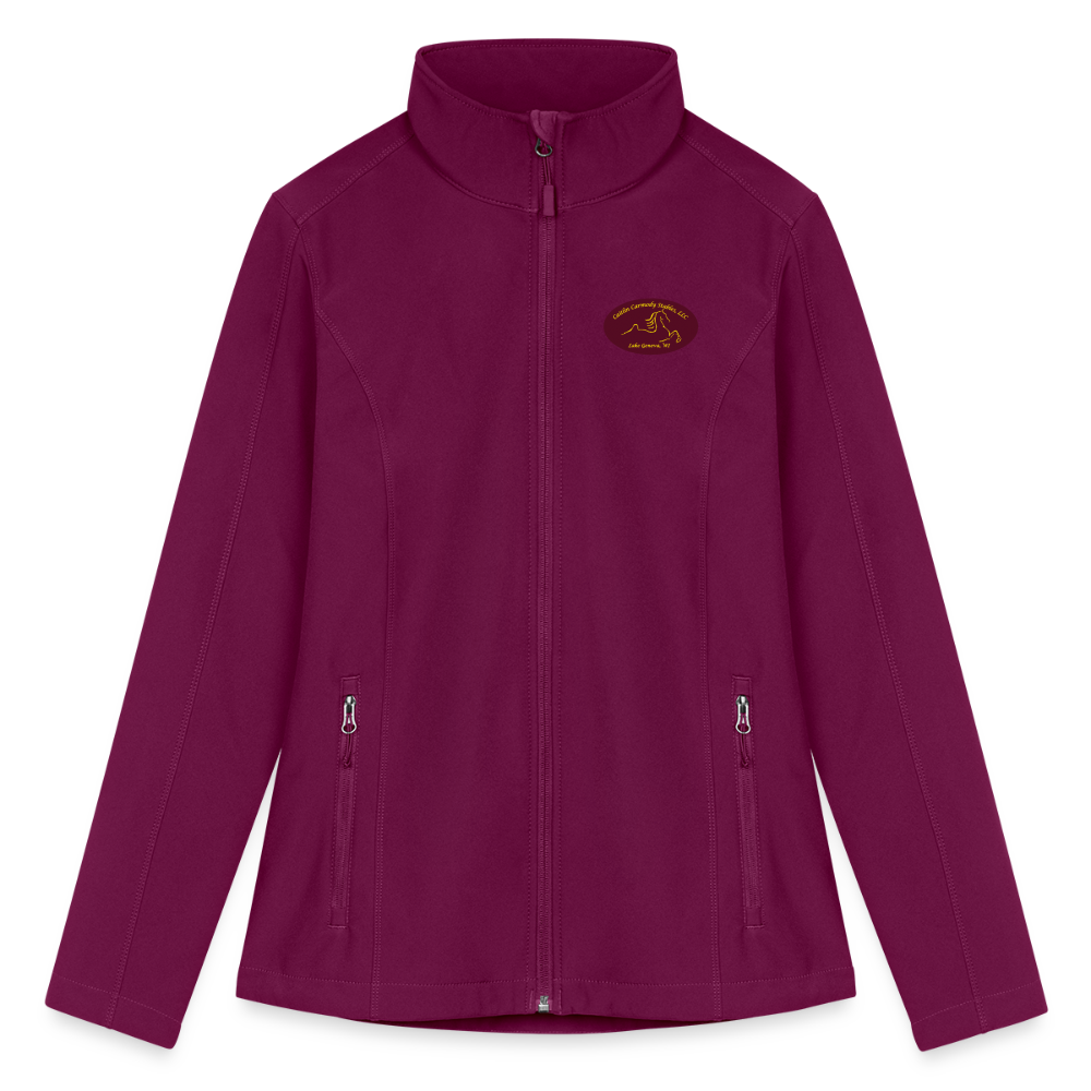 Caitlin Carmody Women’s Soft Shell Jacket - raspberry