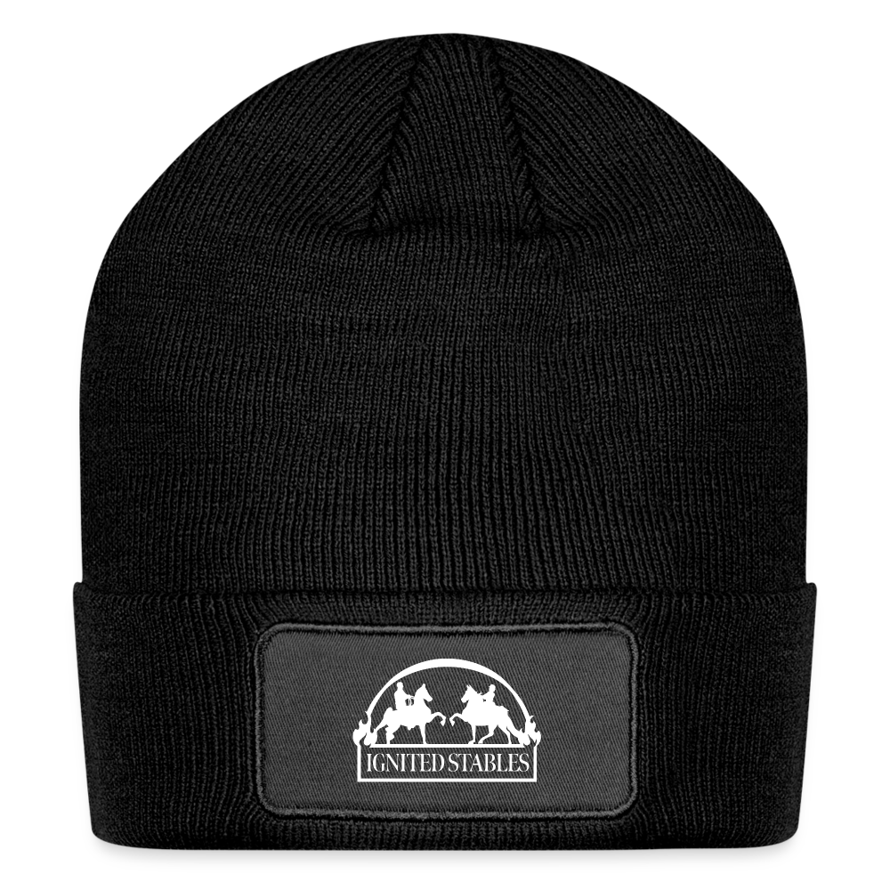 Ignited Stables Patch Beanie - black