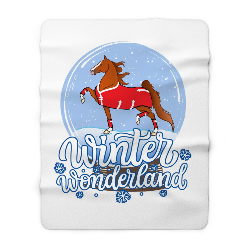 Customizable Horse! Queen Size Sherpa Fleece Blanket