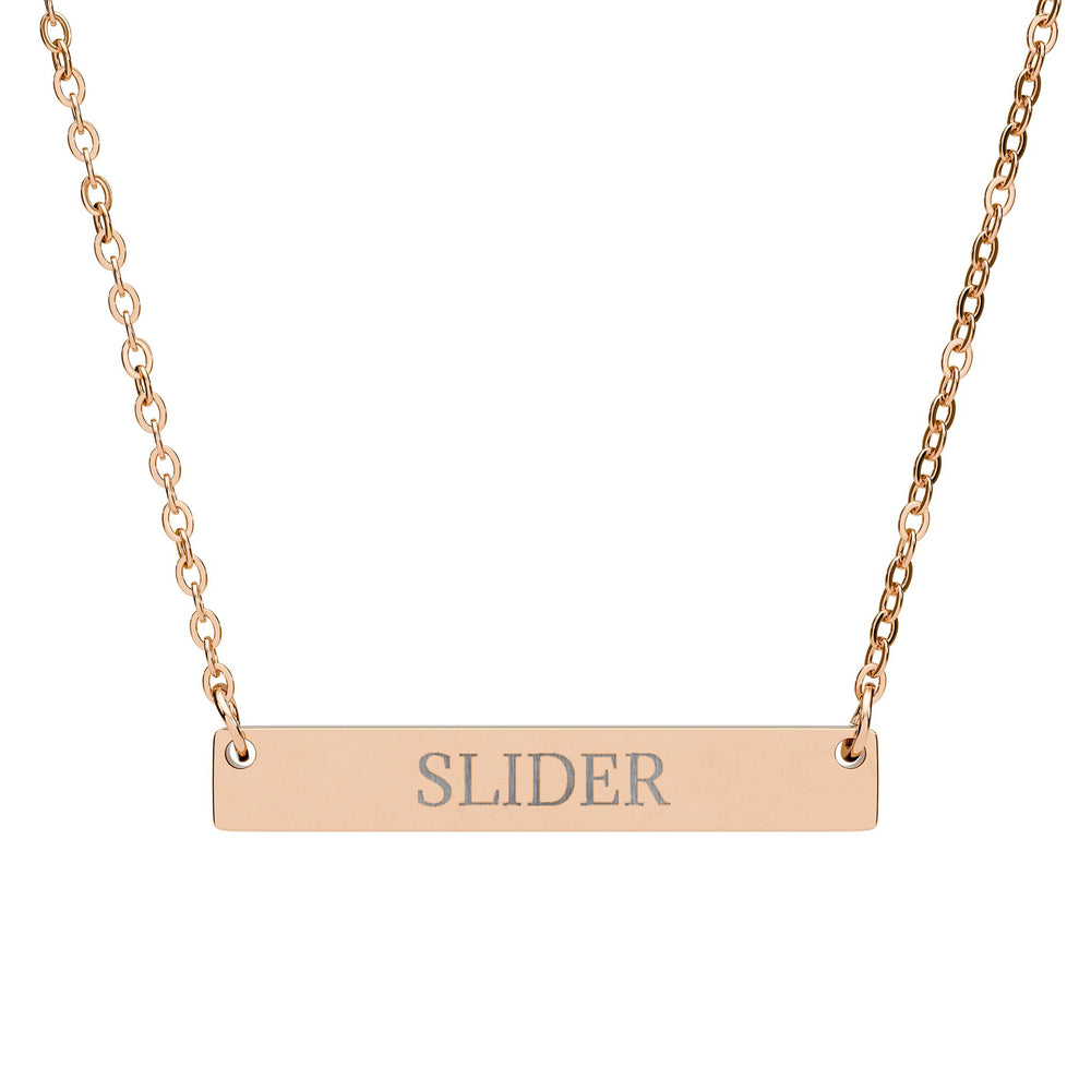 SLIDER - THE NAMEPLATE NECKLACE