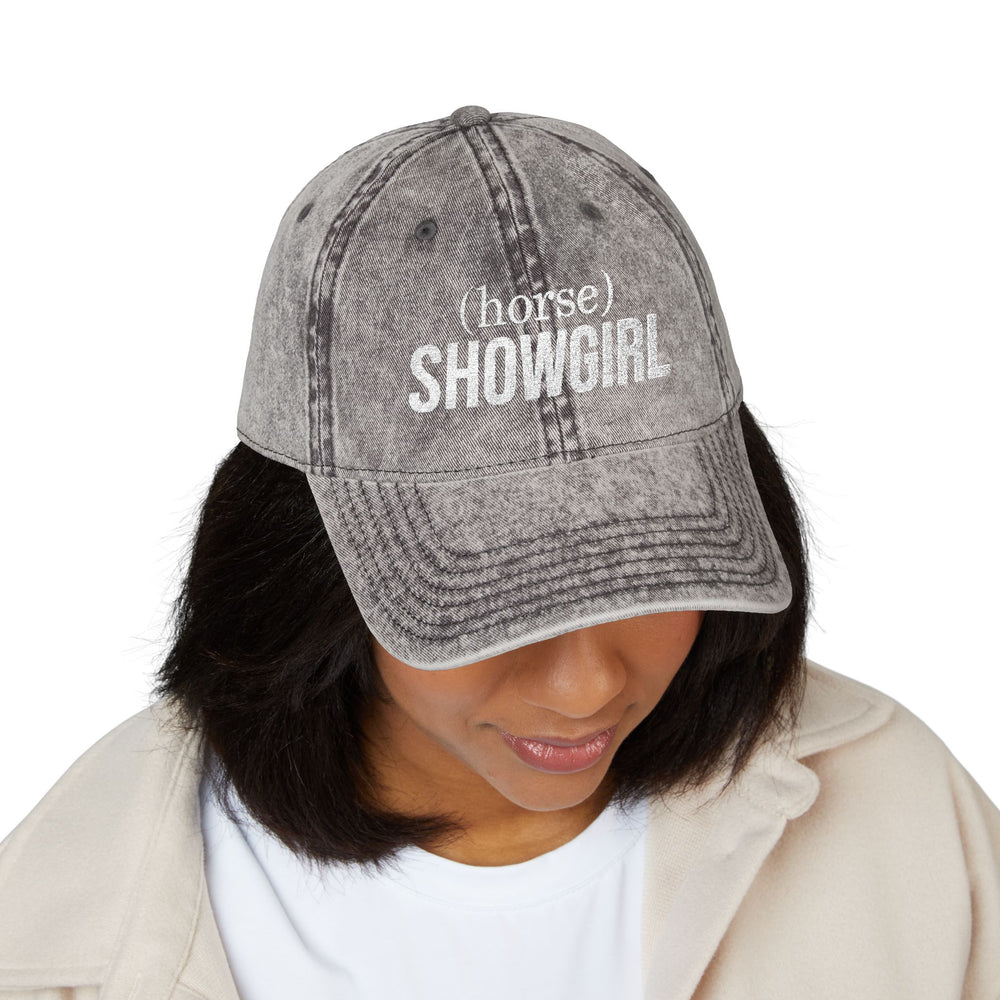 
                  
                    Vintage Embroidered Hat - (horse) SHOWGIRL
                  
                