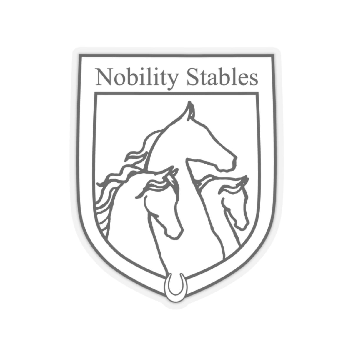 Stickers - 2 sizes, clear or white trim