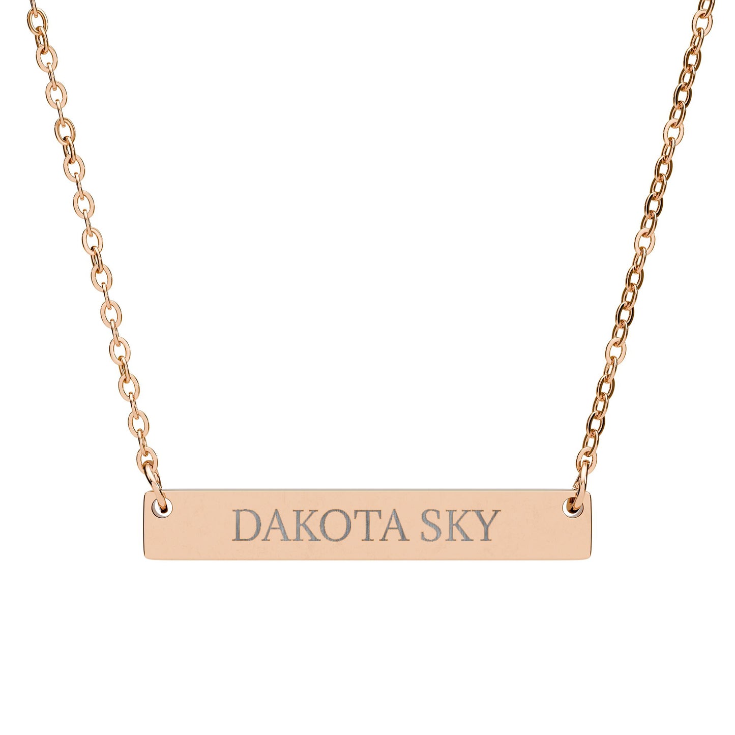DAKOTA SKY - THE NAMEPLATE NECKLACE
