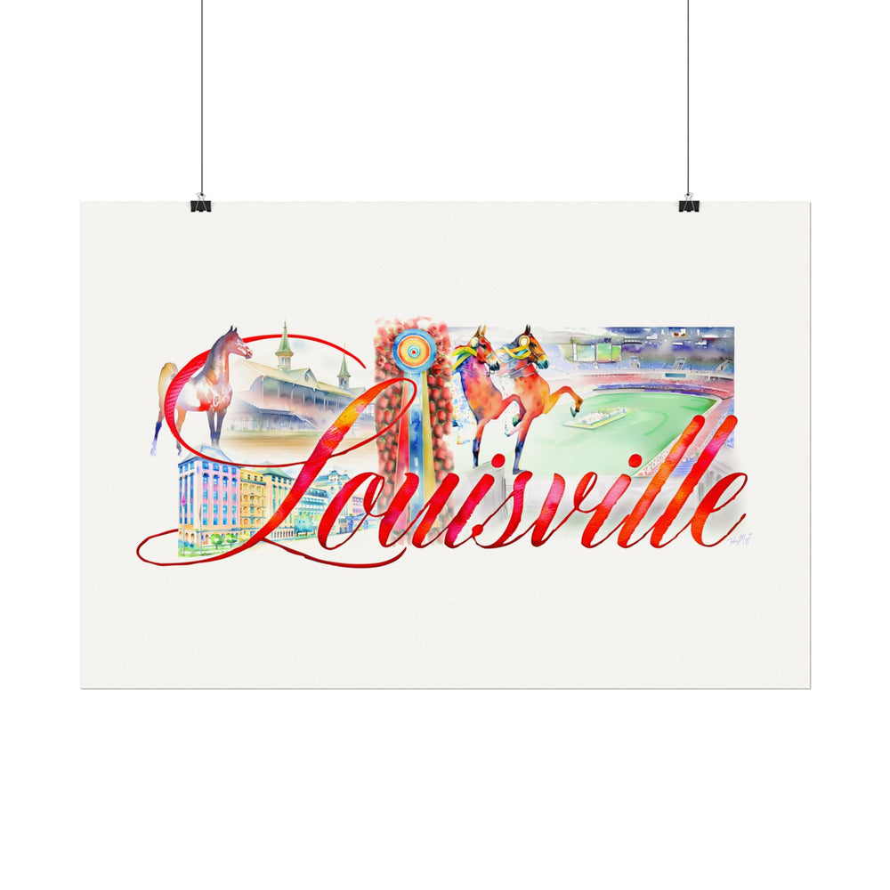 
                  
                    Louisville - Textured Watercolor Matte Print
                  
                