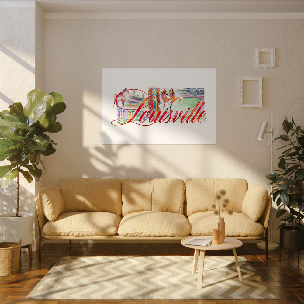 
                  
                    Louisville - Textured Watercolor Matte Print
                  
                