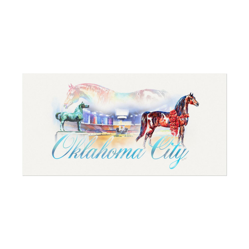 
                  
                    Oklahoma City - Textured Watercolor Matte Print
                  
                