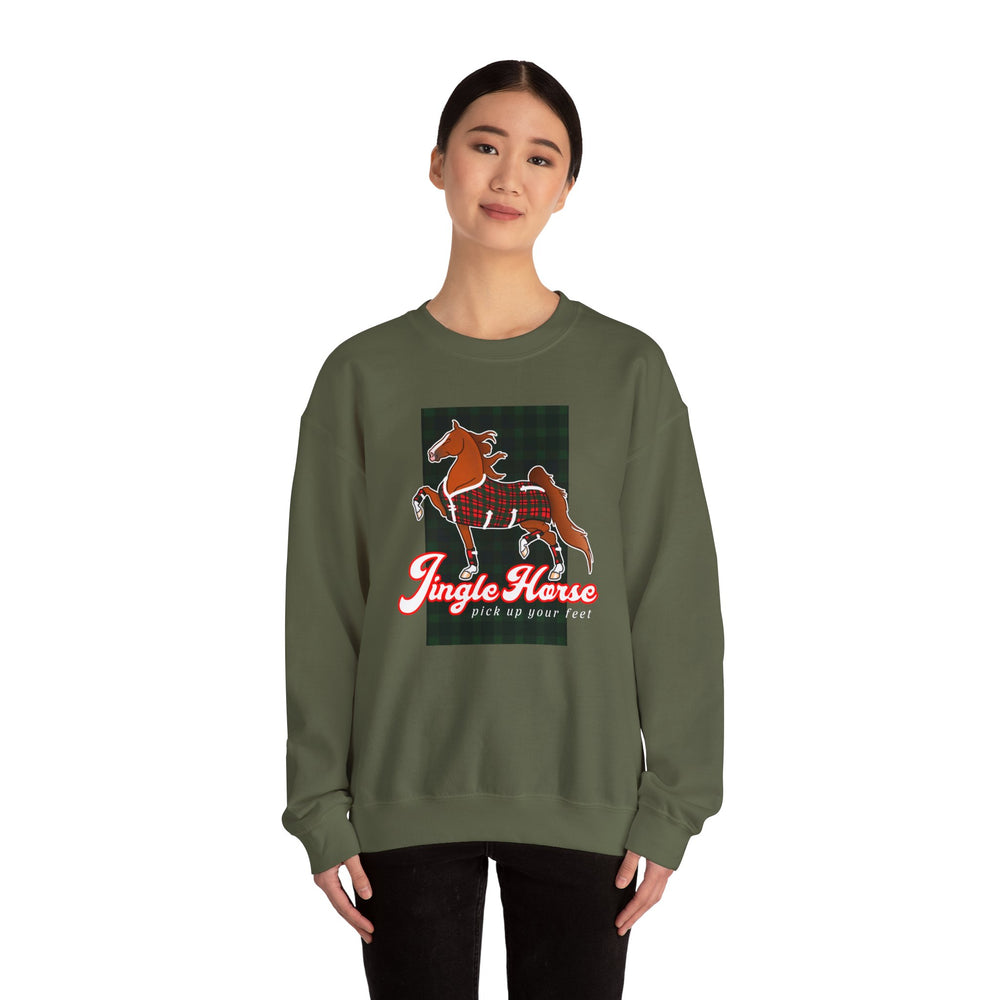 
                  
                    Saddlebred Jingle Horse Crewneck
                  
                