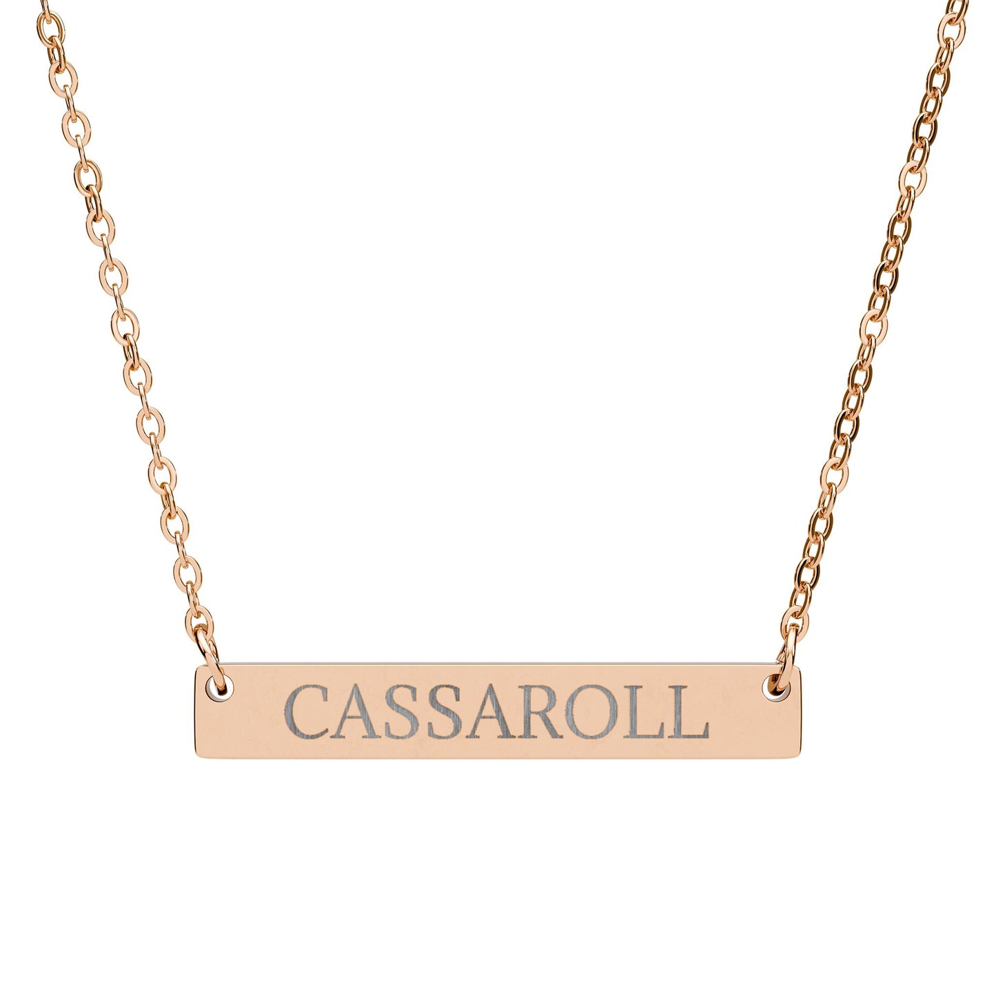 CASSAROLL - THE NAMEPLATE NECKLACE