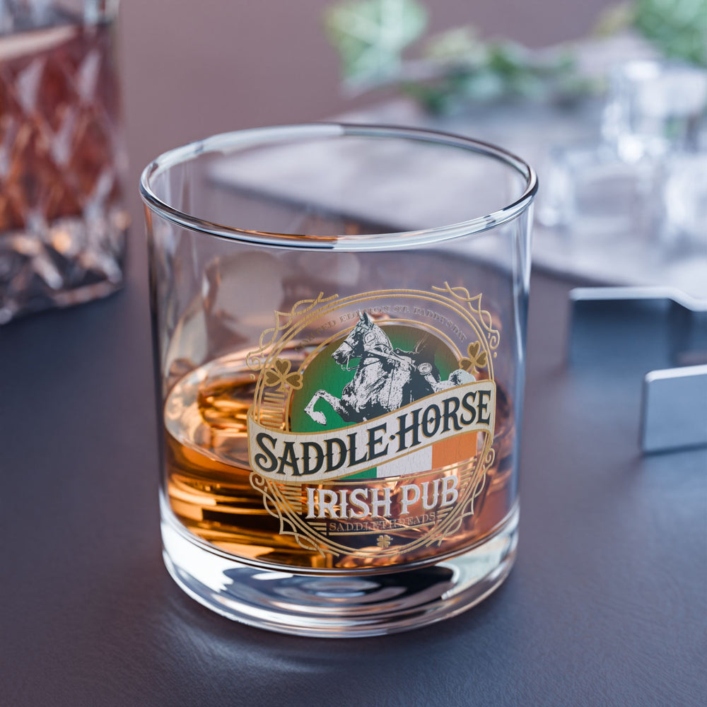 
                  
                    The Saddle Horse Pub - Limited Edition St. Paddy's Whiskey Glass, 10oz
                  
                