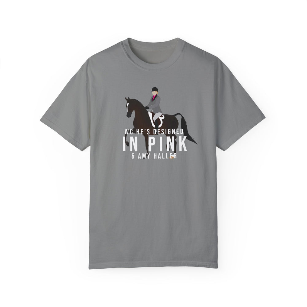 WC He's Designed In Pink Comfort Colors® Tee