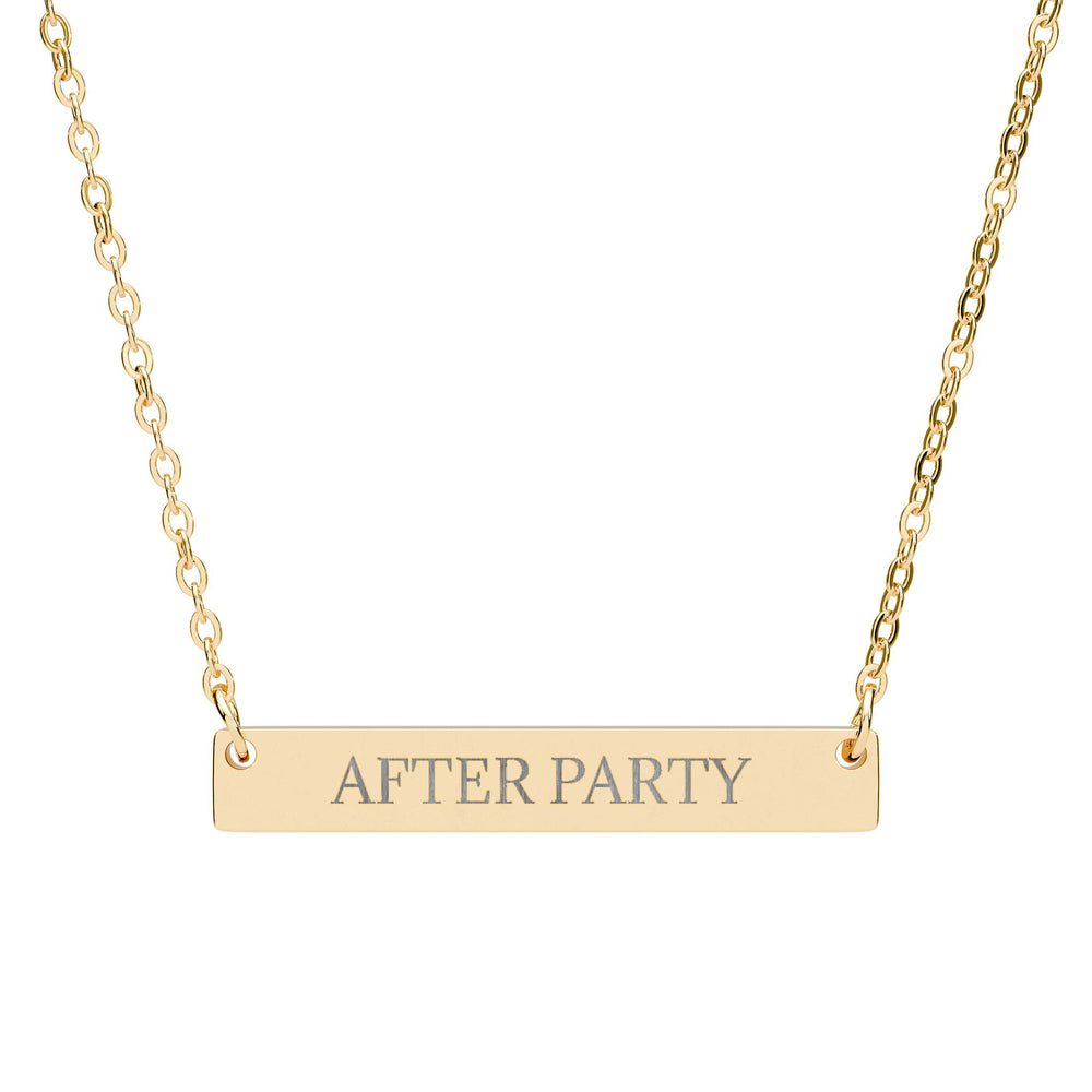 AFTER PARTY - THE NAMEPLATE NECKLACE