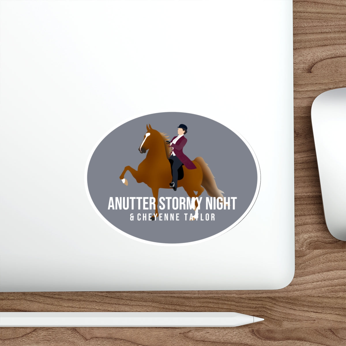 Anutter Stormy Night Sticker