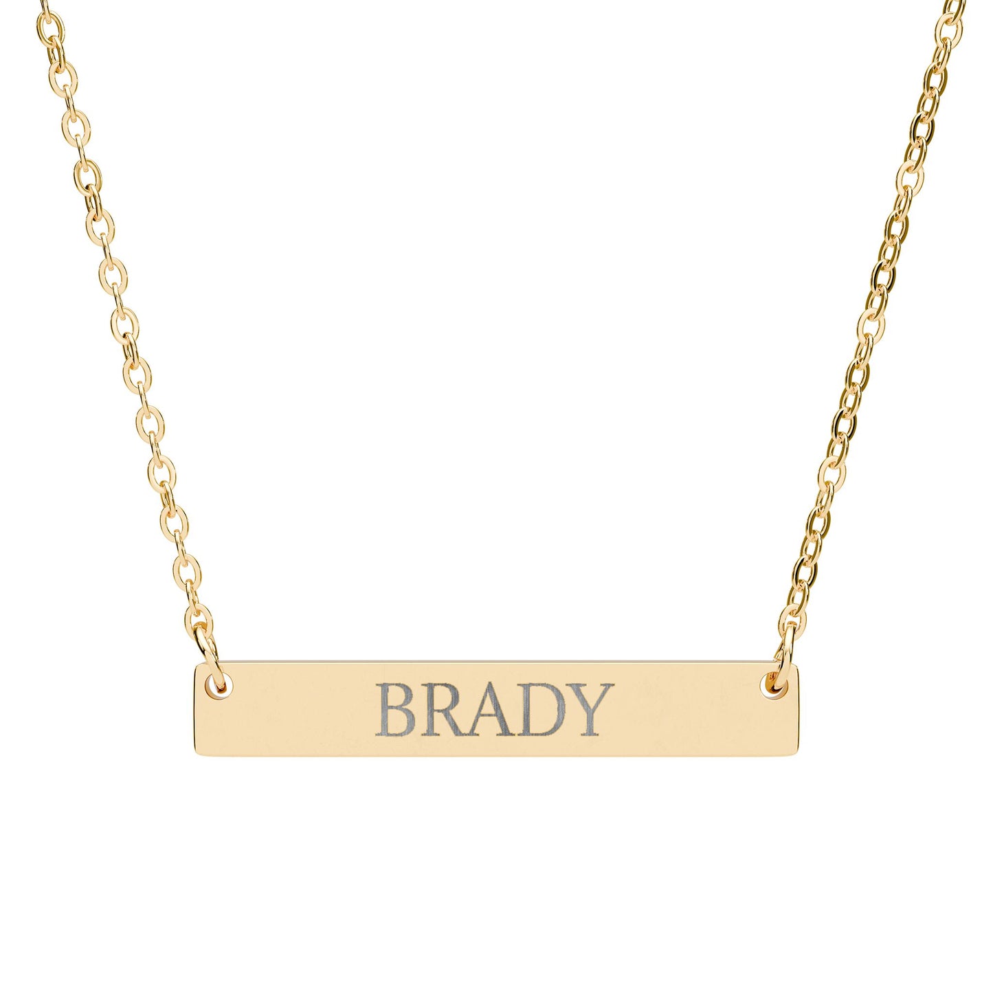 BRADY - THE NAMEPLATE NECKLACE