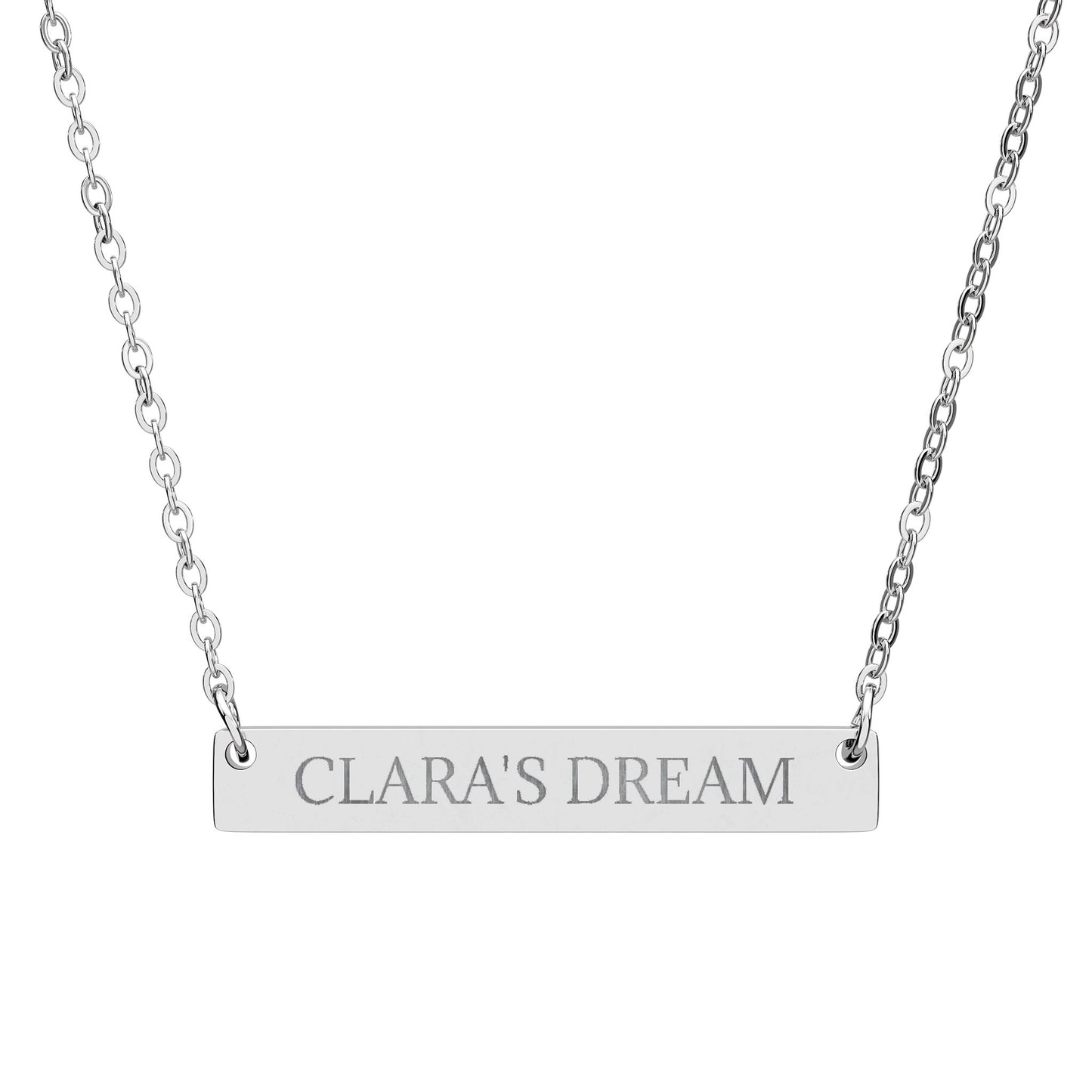 CLARA'S DREAM - THE NAMEPLATE NECKLACE