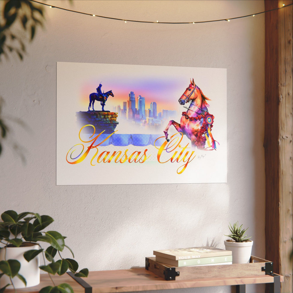 
                  
                    "Kansas City" Textured Watercolor Matte Print
                  
                