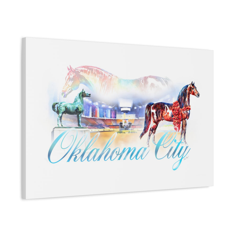 
                  
                    Oklahoma City - Deluxe Stretched Canvas Print, 3 Sizes Available
                  
                