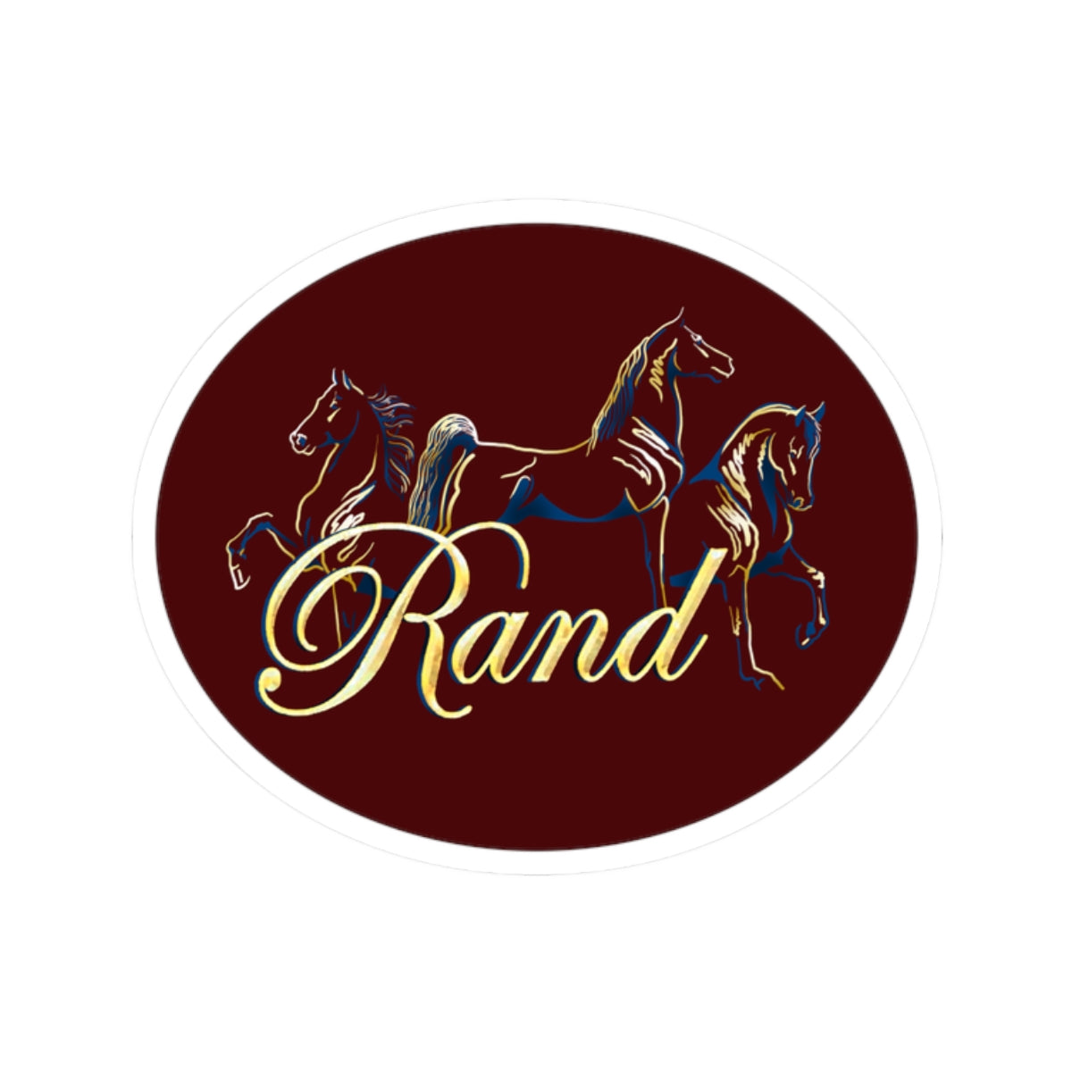 Stickers - 2 sizes, clear or white trim