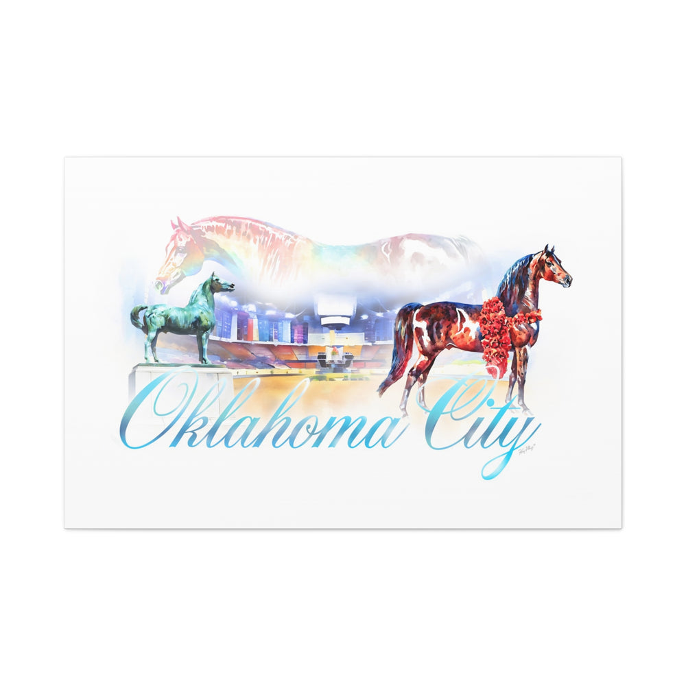 
                  
                    Oklahoma City - Deluxe Stretched Canvas Print, 3 Sizes Available
                  
                