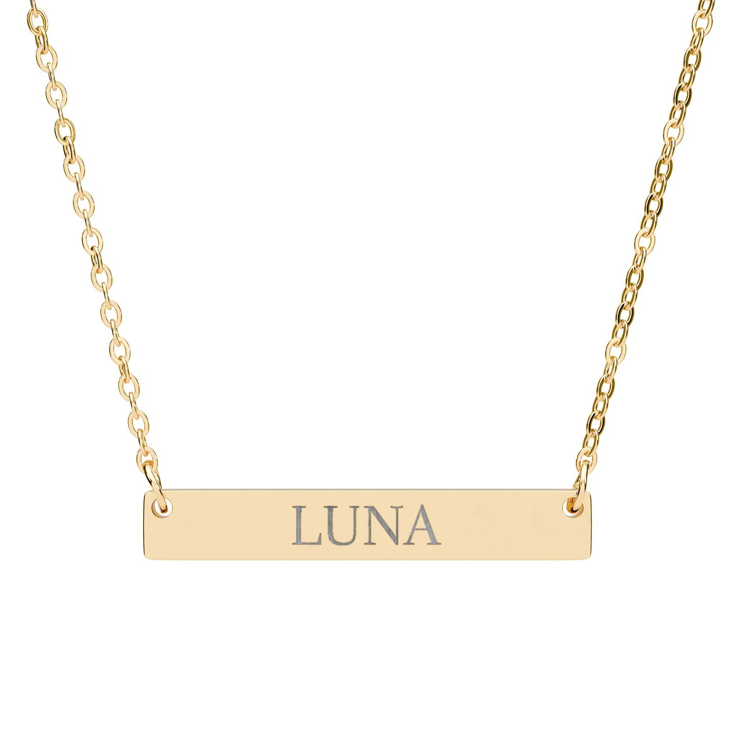 LUNA - THE NAMEPLATE NECKLACE