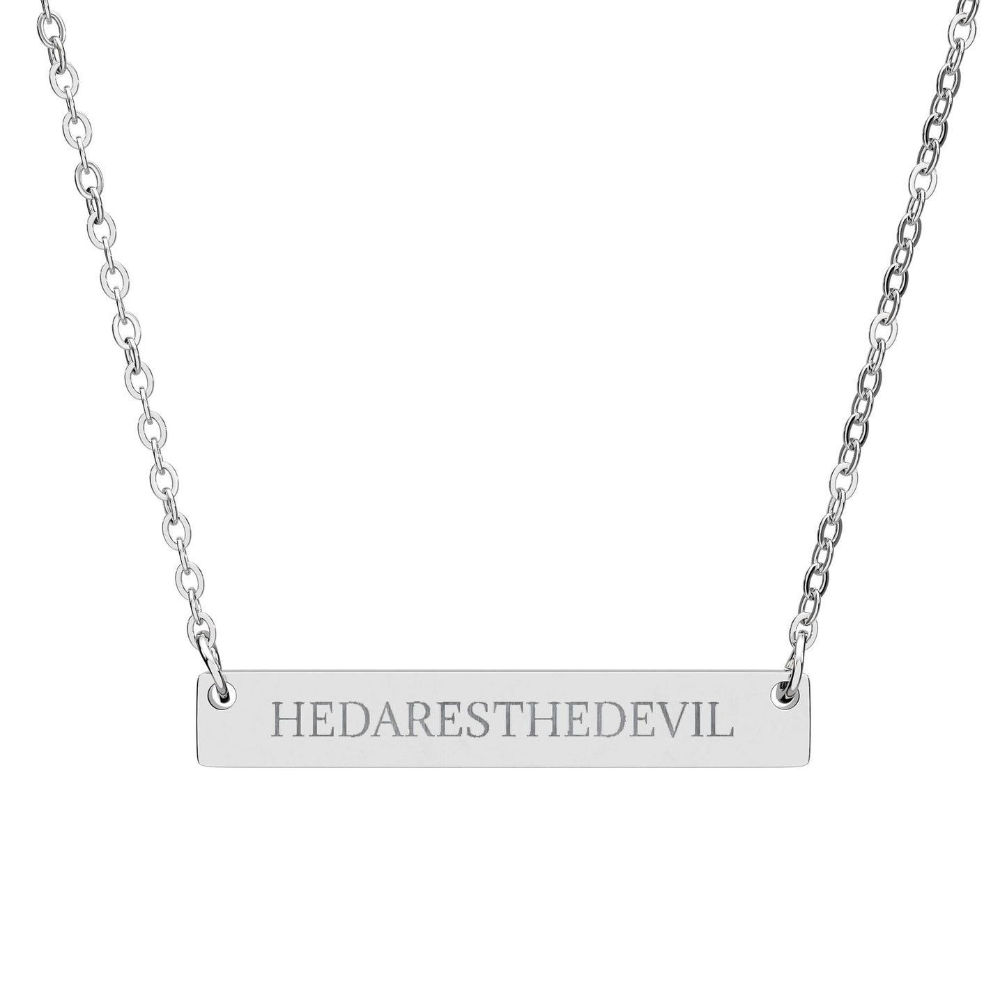 HEDARESTHEDEVIL - THE NAMEPLATE NECKLACE