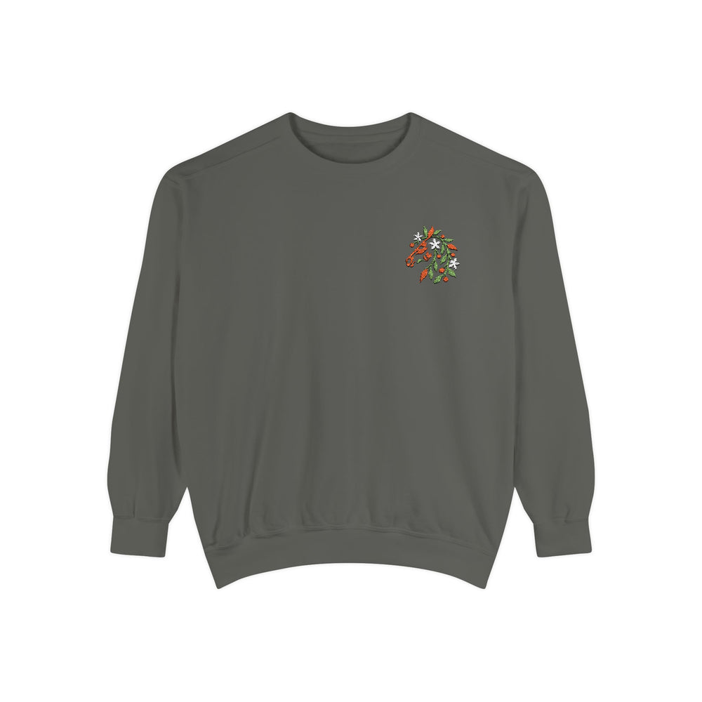 Comfort Colors Embroidered Sweatshirt