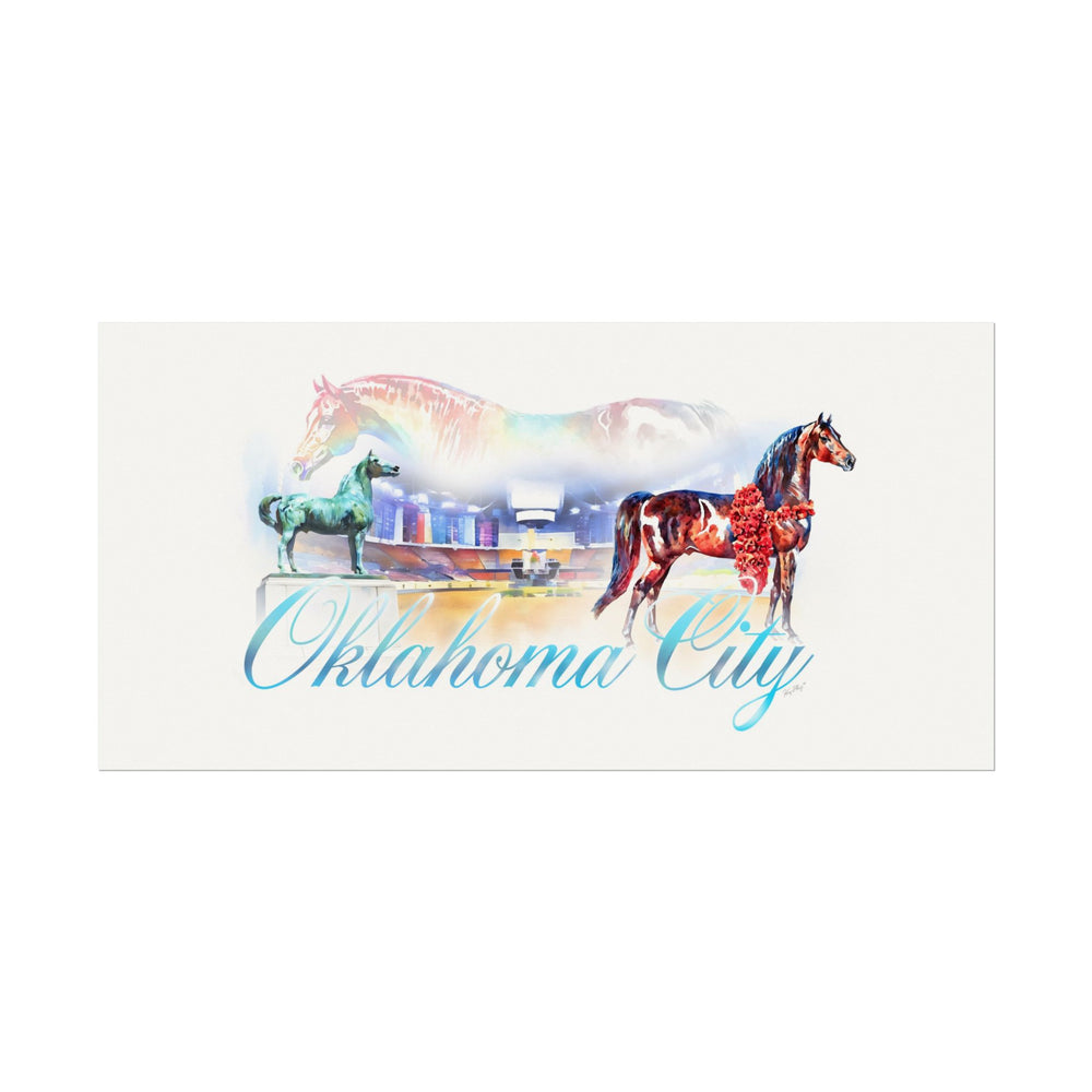 
                  
                    Oklahoma City - Textured Watercolor Matte Print
                  
                