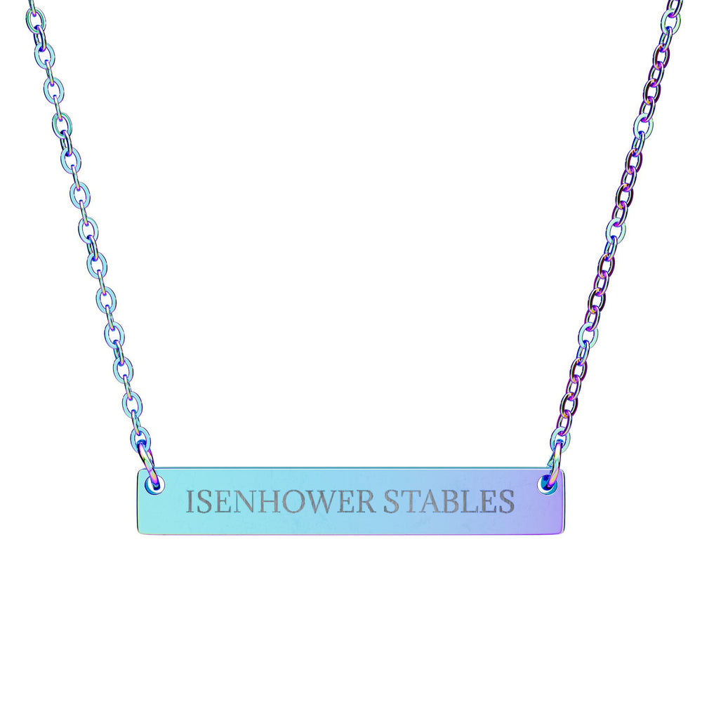 
                  
                    ISENHOWER STABLES - THE NAMEPLATE NECKLACE
                  
                