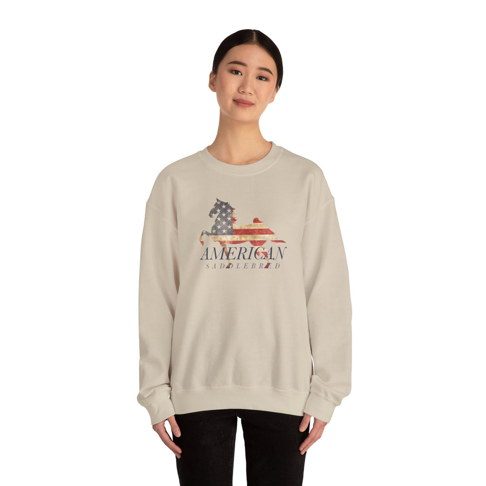 
                  
                    Saddlebred Old Glory Unisex Heavy Blend™ Crewneck Sweatshirt
                  
                