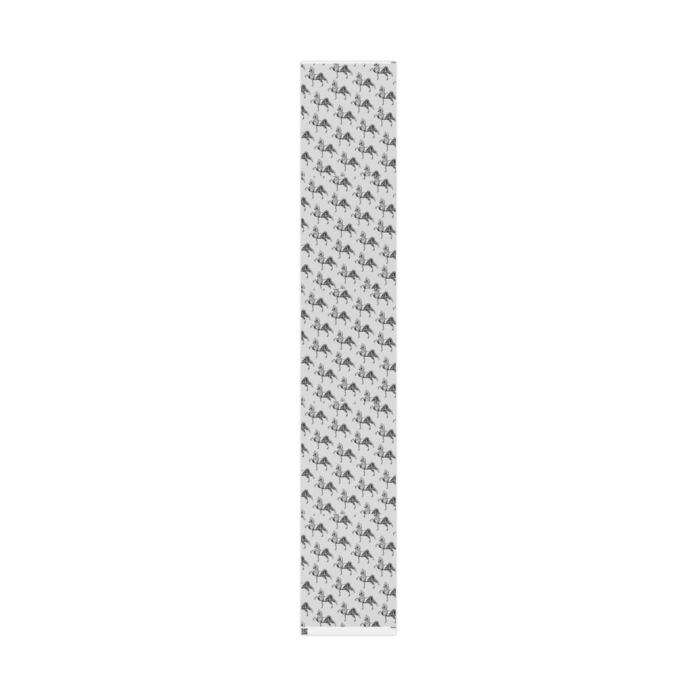 The Silver Saddle Horse Wrapping Paper - 30" x 180"
