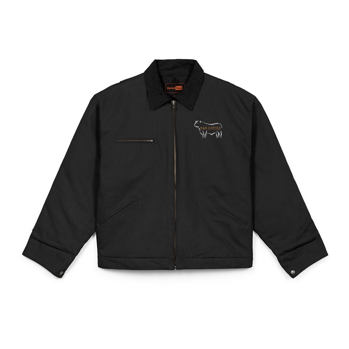 CornerStone® Unisex Duck Cloth Work Jacket (Embroidery)