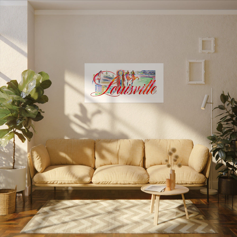
                  
                    Louisville - Textured Watercolor Matte Print
                  
                