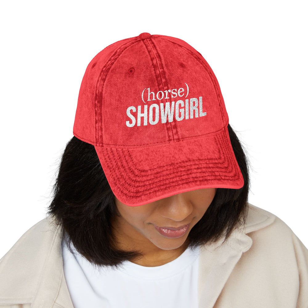 
                  
                    Vintage Embroidered Hat - (horse) SHOWGIRL
                  
                