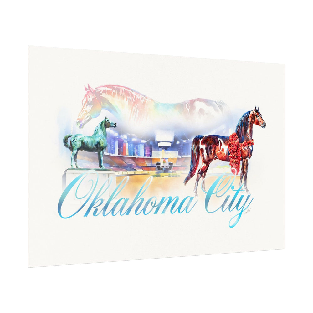 
                  
                    Oklahoma City - Textured Watercolor Matte Print
                  
                