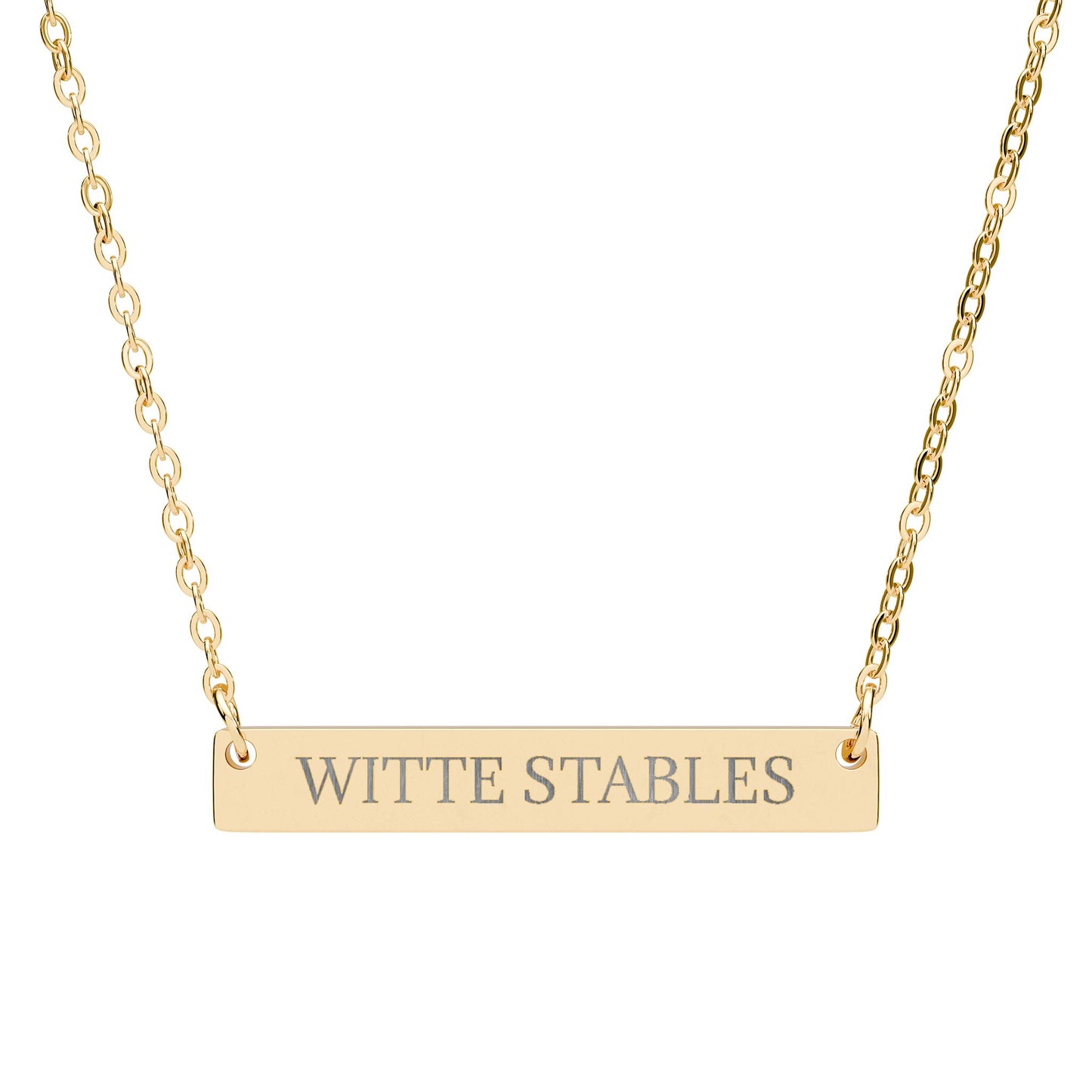 WITTE STABLES - THE NAMEPLATE NECKLACE