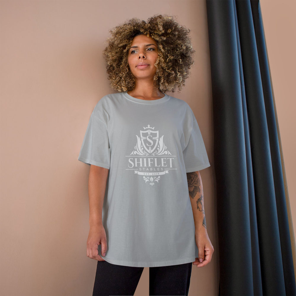 
                  
                    Champion® Tee
                  
                