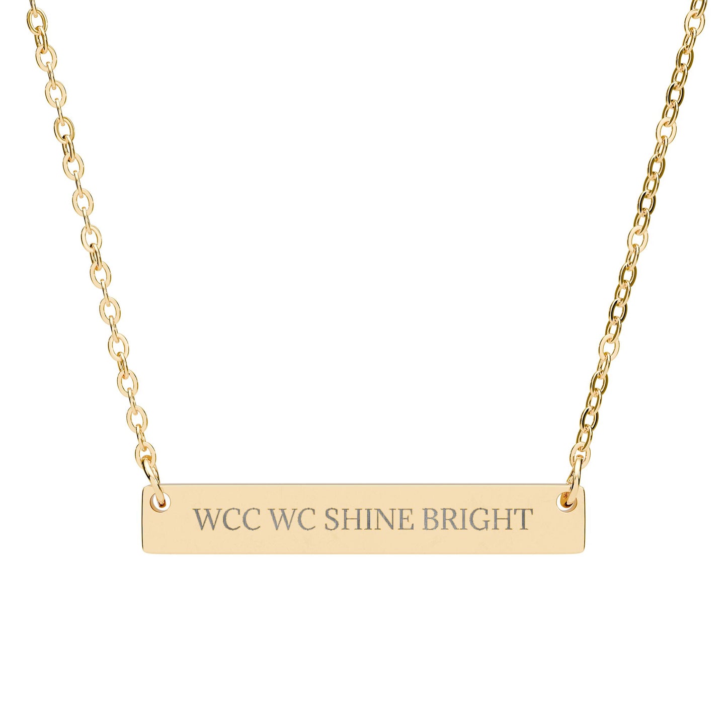 WCC WC SHINE BRIGHT - THE NAMEPLATE NECKLACE