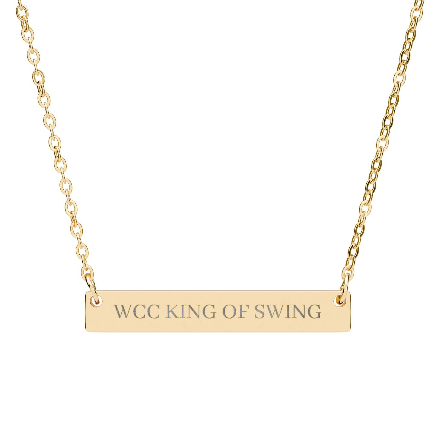 WCC KING OF SWING - THE NAMEPLATE NECKLACE
