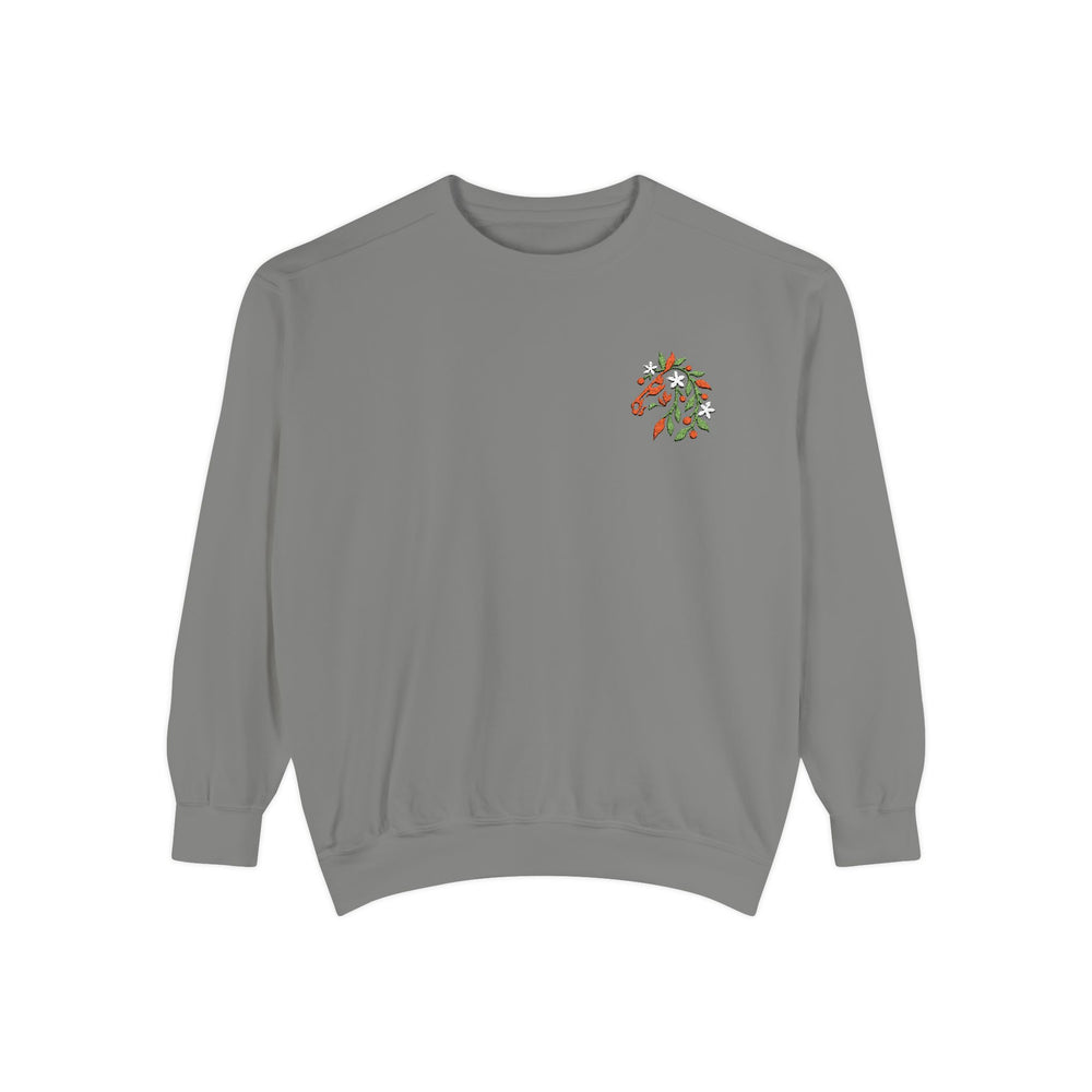 Comfort Colors Embroidered Sweatshirt