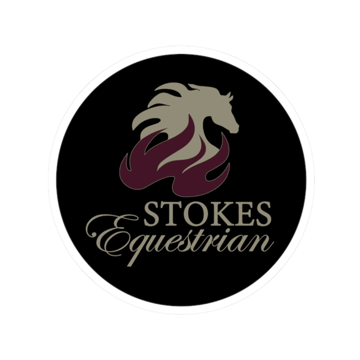 Stickers - 2 sizes, clear or white trim