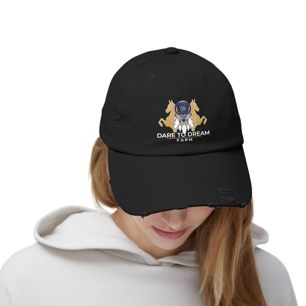 
                  
                    Distressed Cotton Cap
                  
                