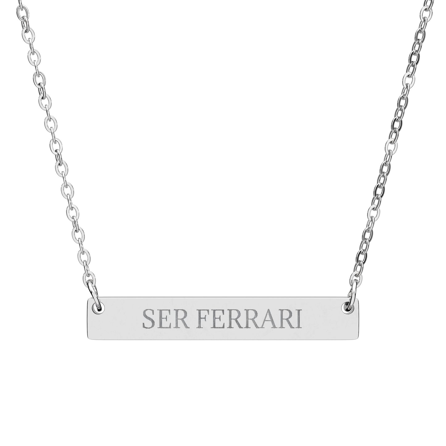 SER FERRARI - THE NAMEPLATE NECKLACE