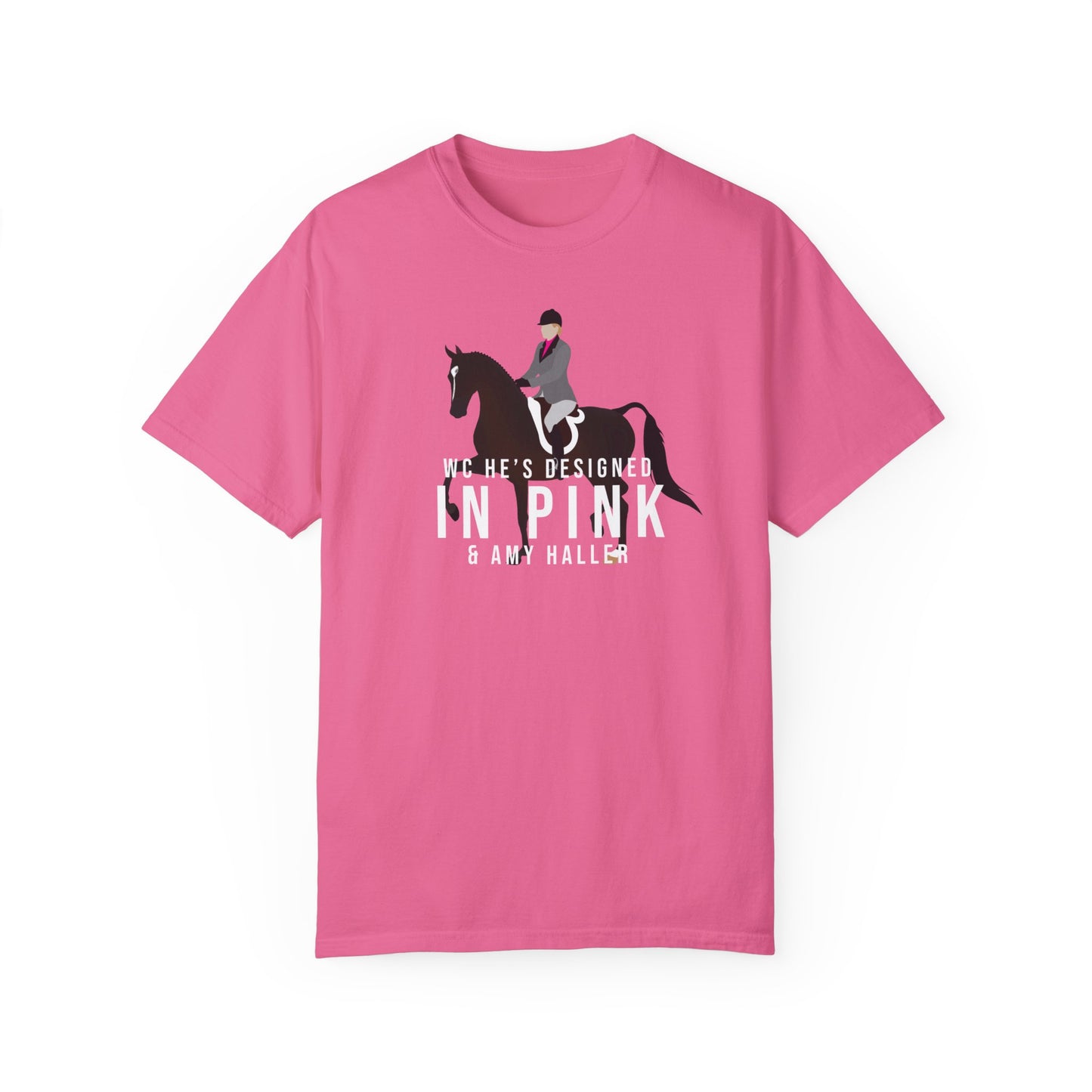 WC He's Designed In Pink Comfort Colors® Tee